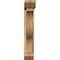 Ekena Millwork Funston Slat Smooth Bracket w/ Offset Brace, Western Red Cedar, 5 1/2"W x 24"D x 32"H BKT0604X24X32FST06SWR - alternate 2